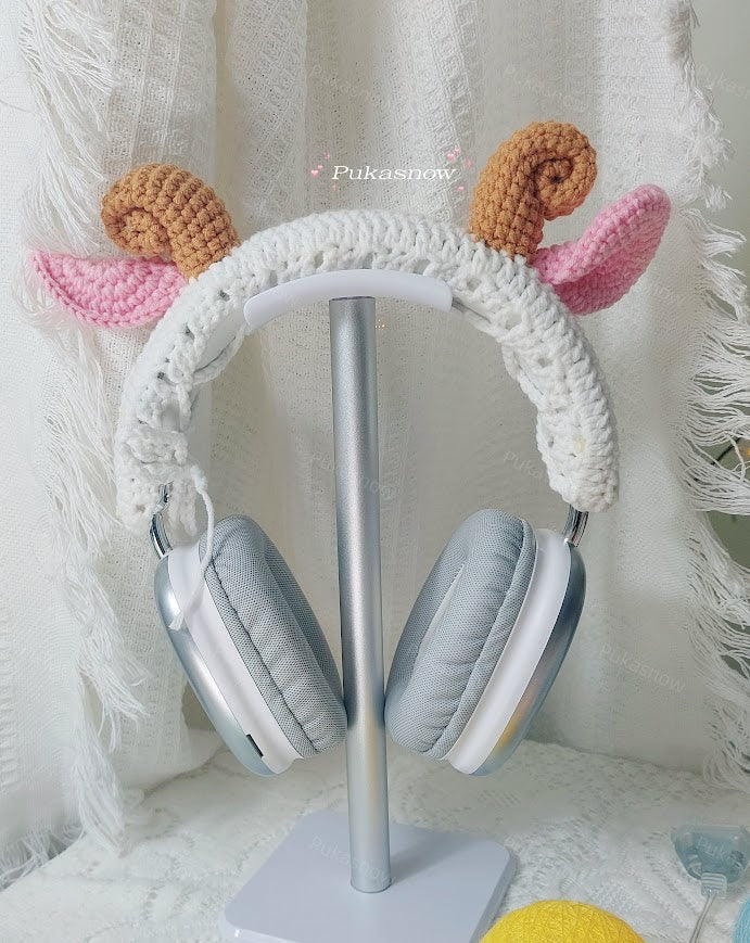 🎧Sheep ear design headphone cover for AirPods Max, Sony, or other models🎧