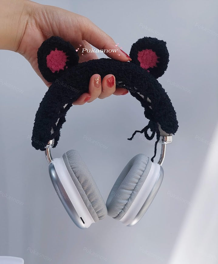 Cat ear design headphone cover for AirPods Max, Sony, or other models