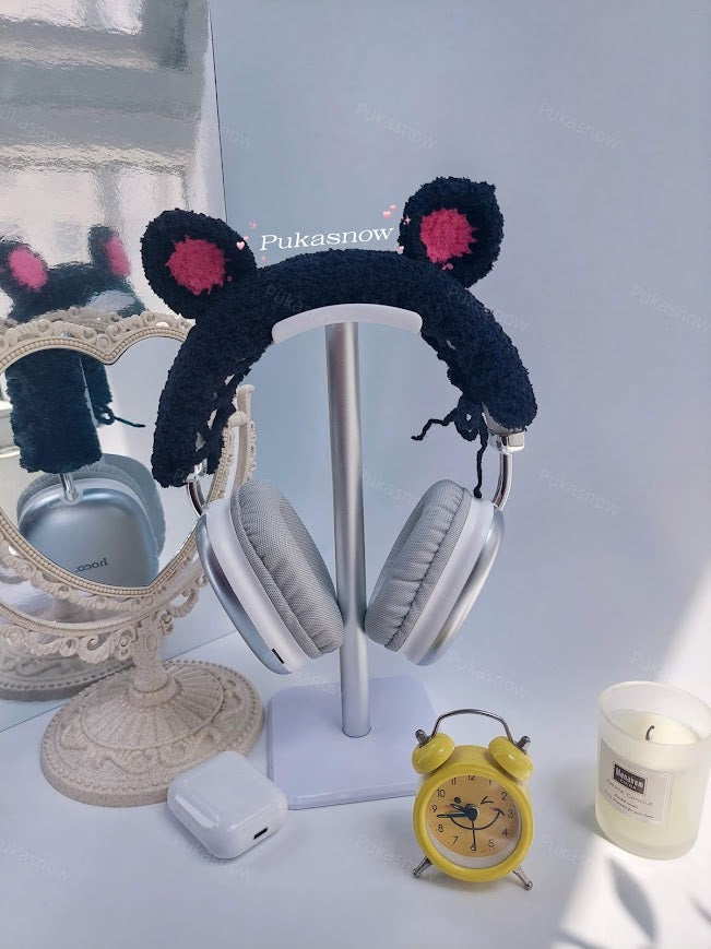 Cat ear design headphone cover for AirPods Max, Sony, or other models