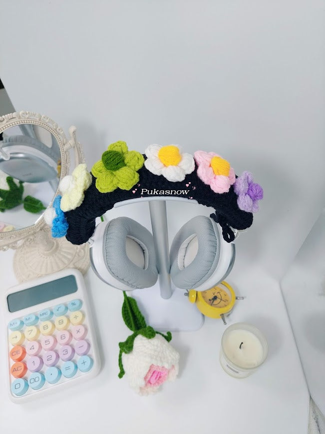 🎧Daisy flower design headphone cover for AirPods Max,Sony or other models🎧