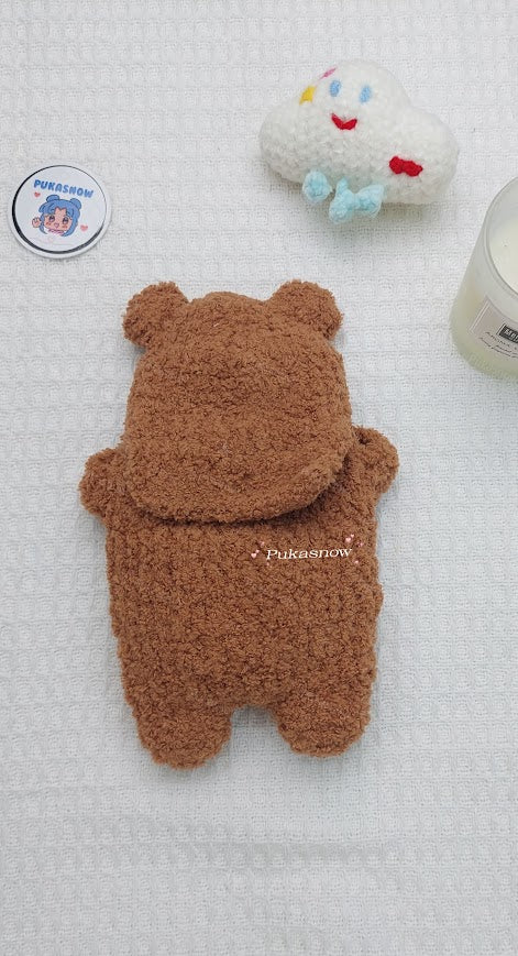 🐻Cute Fluffy Bear Design Earphone Pouch🐻