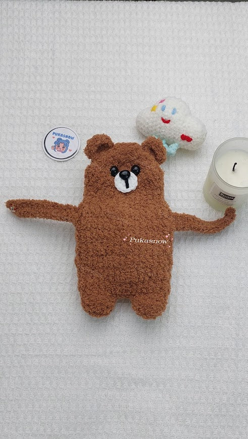 🐻Cute Fluffy Bear Design Earphone Pouch🐻