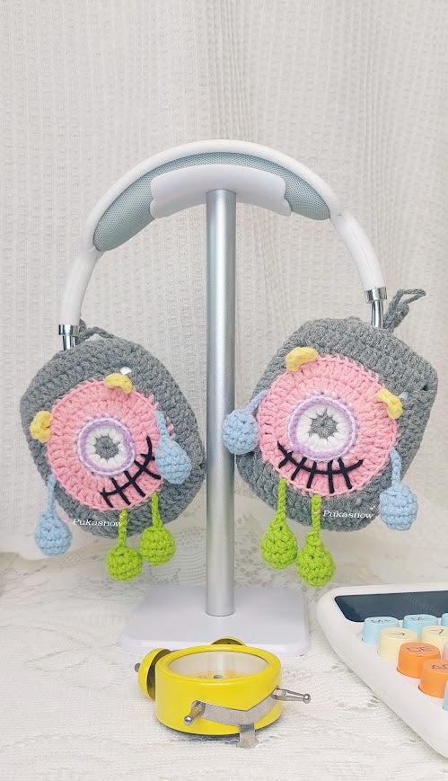 One-eyed monster design headphone cover for AirPods Max, Sony, or other models