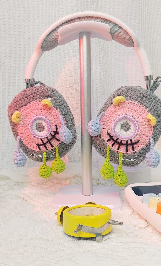 One-eyed monster design headphone cover for AirPods Max, Sony, or other models