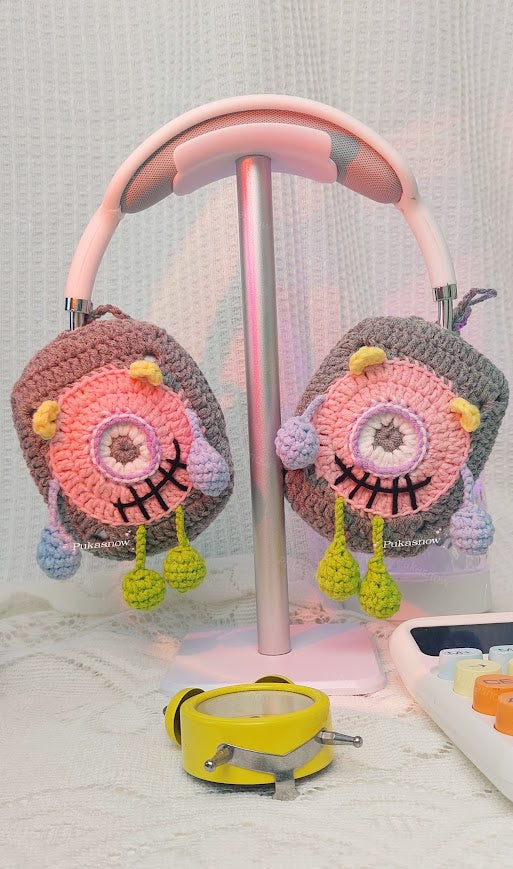 One-eyed monster design headphone cover for AirPods Max, Sony, or other models