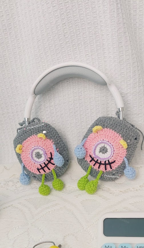 One-eyed monster design headphone cover for AirPods Max, Sony, or other models