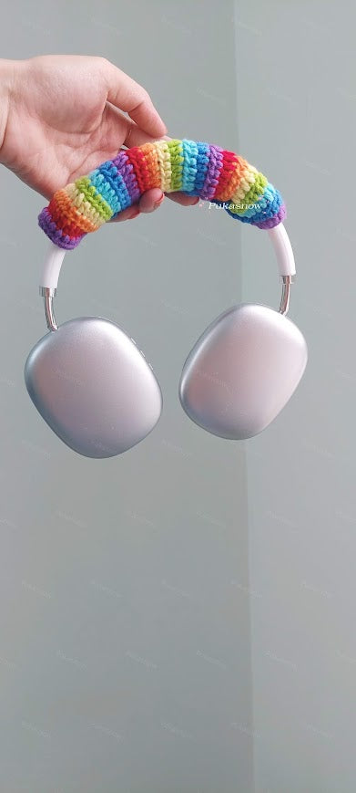 🎧Rainbow-colored design headphone cover for AirPods Max,Sony or other models🎧