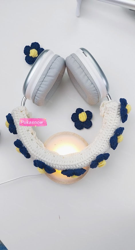 🎧Daisy flower design headphone cover for AirPods Max,Sony or other models🎧