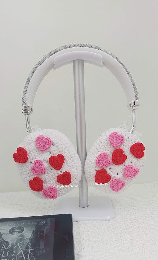 🎧Tiny heart design headphone cover for AirPods Max, Sony, or other models🎧