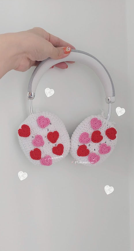 🎧Tiny heart design headphone cover for AirPods Max, Sony, or other models🎧