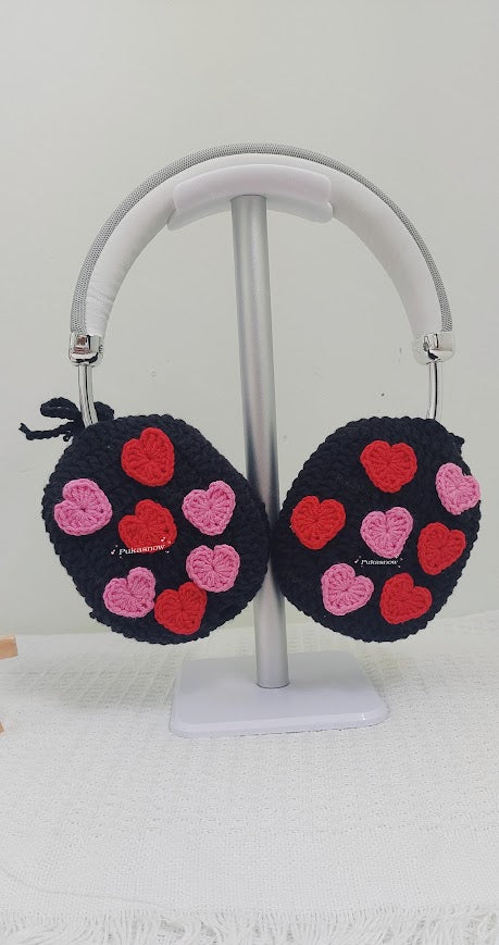 🎧Tiny heart design headphone cover for AirPods Max, Sony, or other models🎧