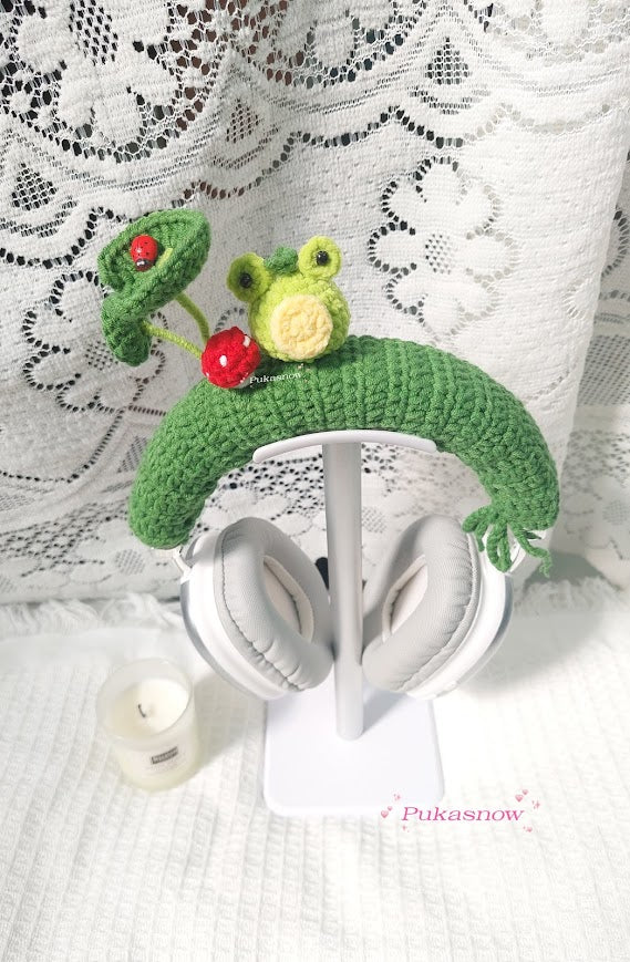 Frog design headphone cover for AirPods Max, Sony, or other models