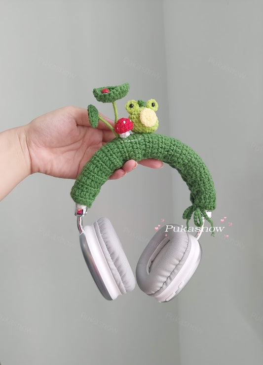 Frog design headphone cover for AirPods Max, Sony, or other models