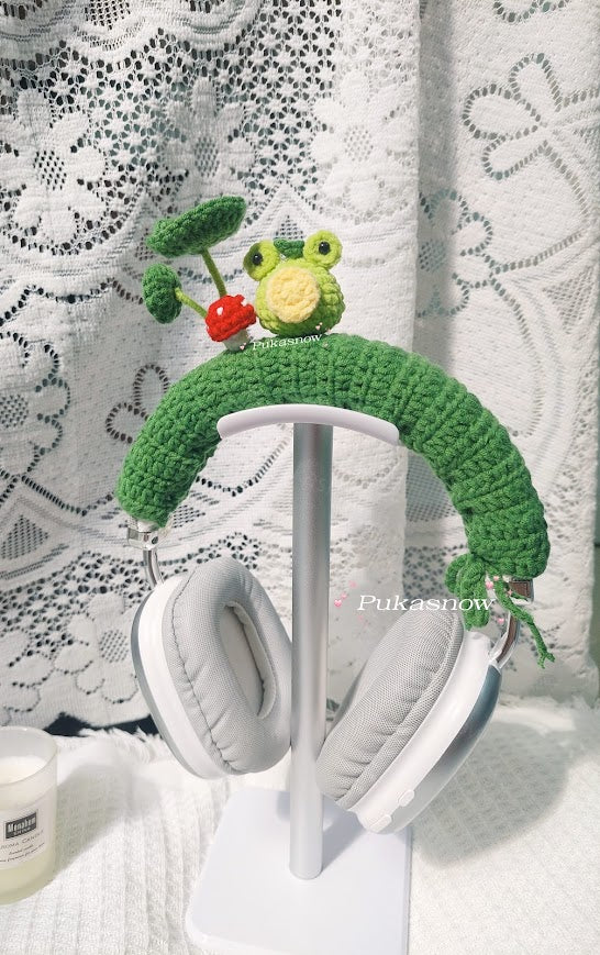 Frog design headphone cover for AirPods Max, Sony, or other models