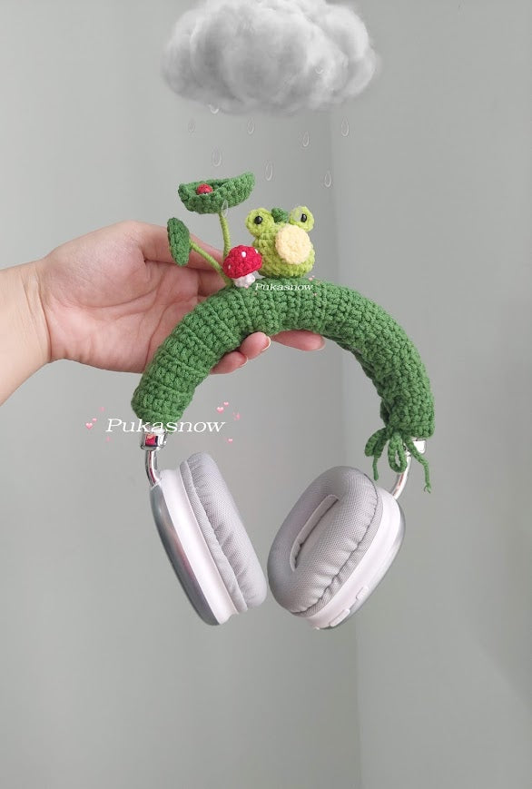 Frog design headphone cover for AirPods Max, Sony, or other models