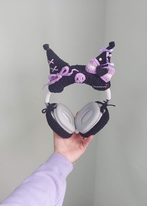 🎧Kuromi-designed headphone covers🎧