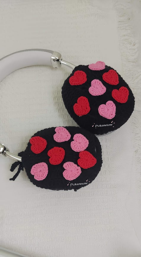 🎧Tiny heart design headphone cover for AirPods Max, Sony, or other models🎧