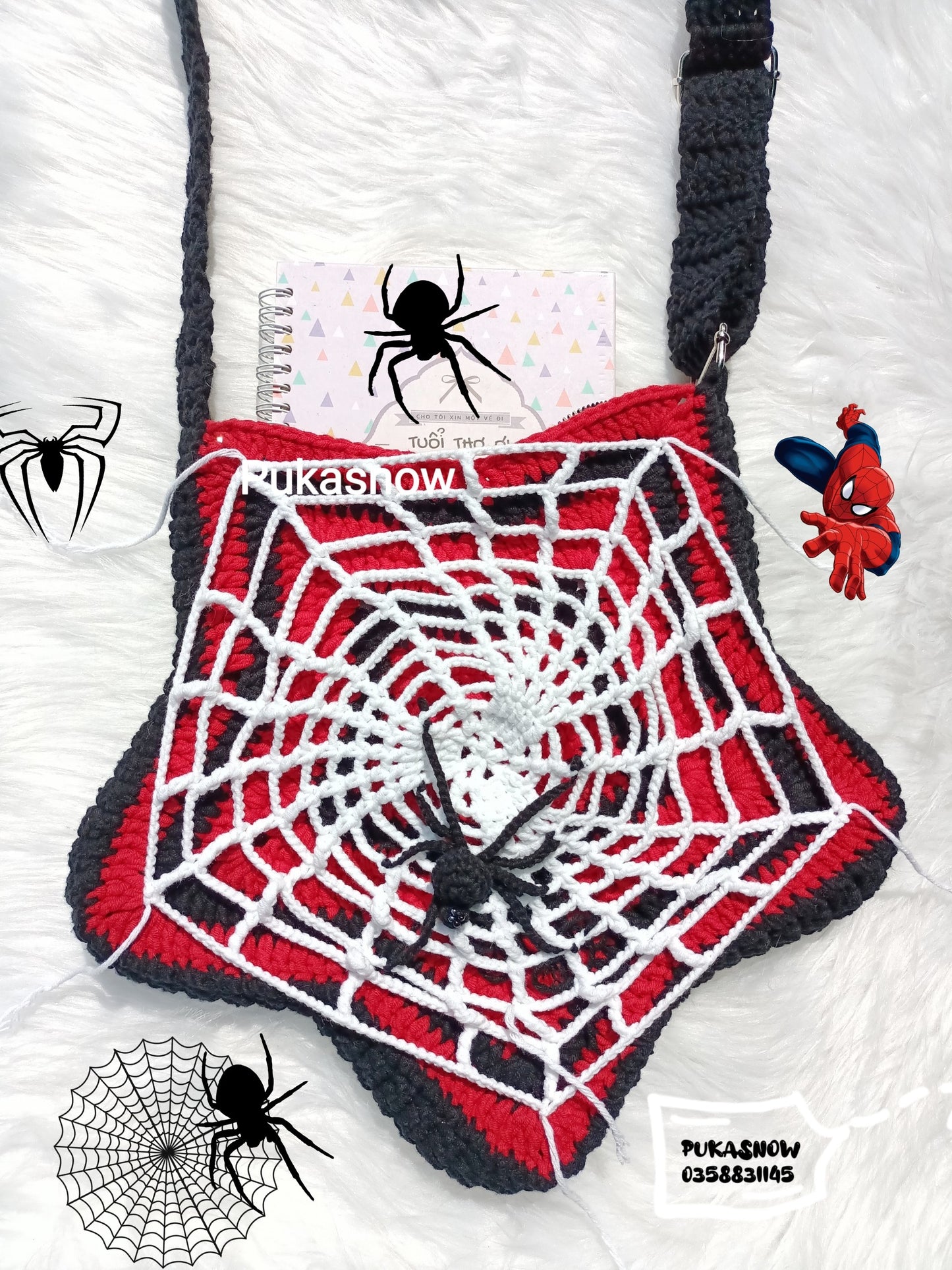 🕸️Spider bag for Spider-Man fans🕸️