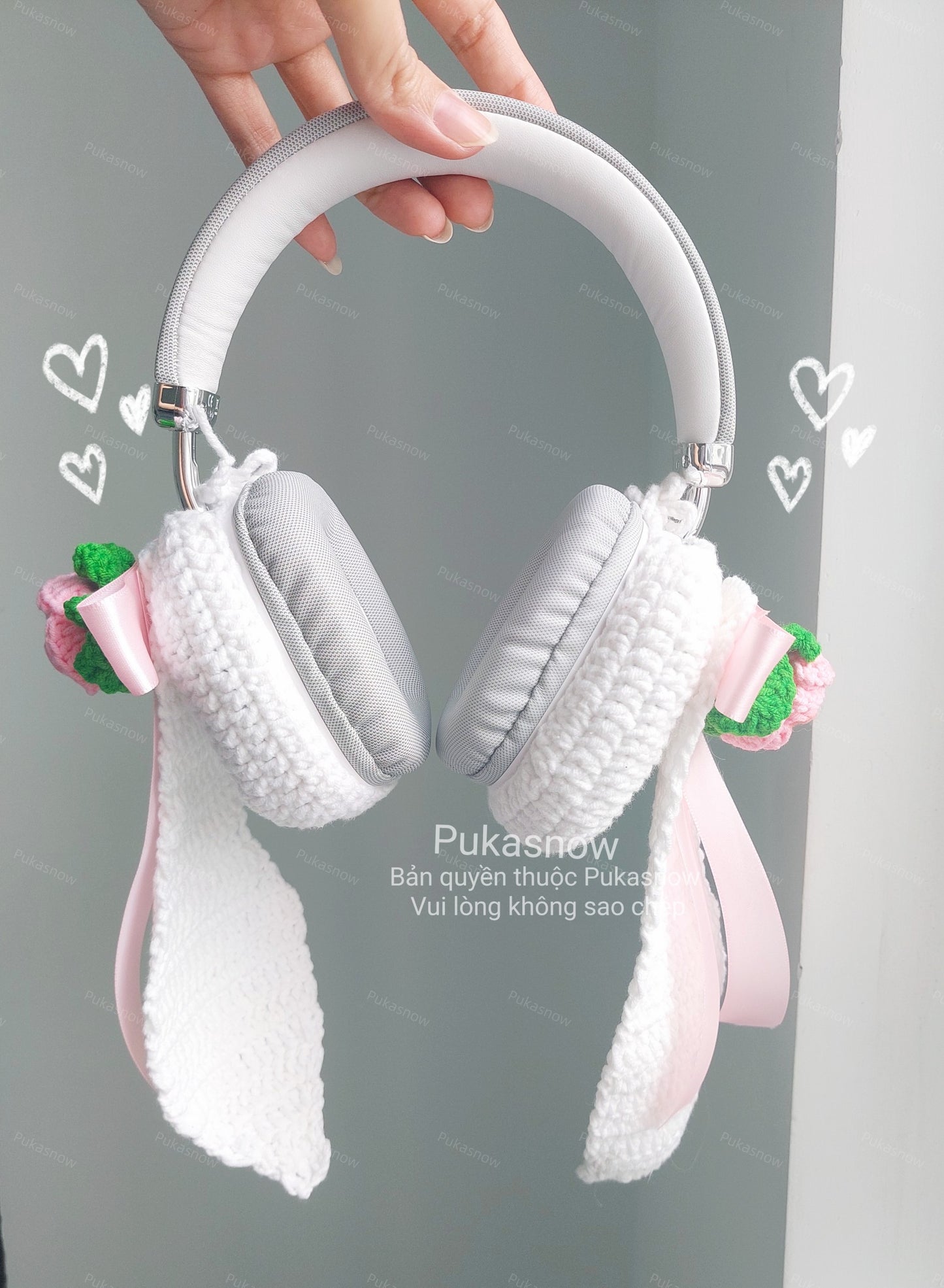 🎧Rabbit ear design headphone cover for AirPods Max, Sony, or other mode🎧