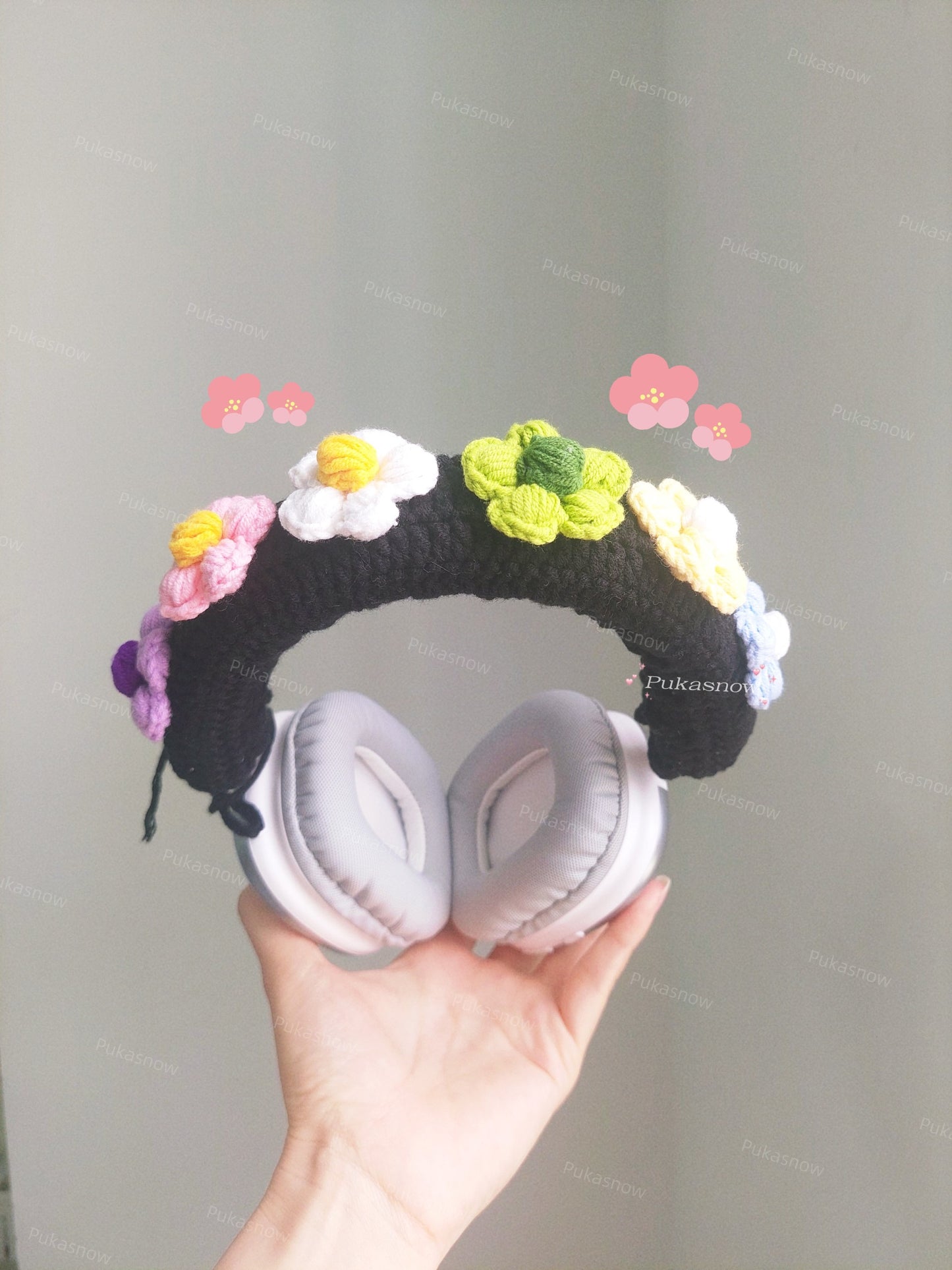 🎧Daisy flower design headphone cover for AirPods Max,Sony or other models🎧