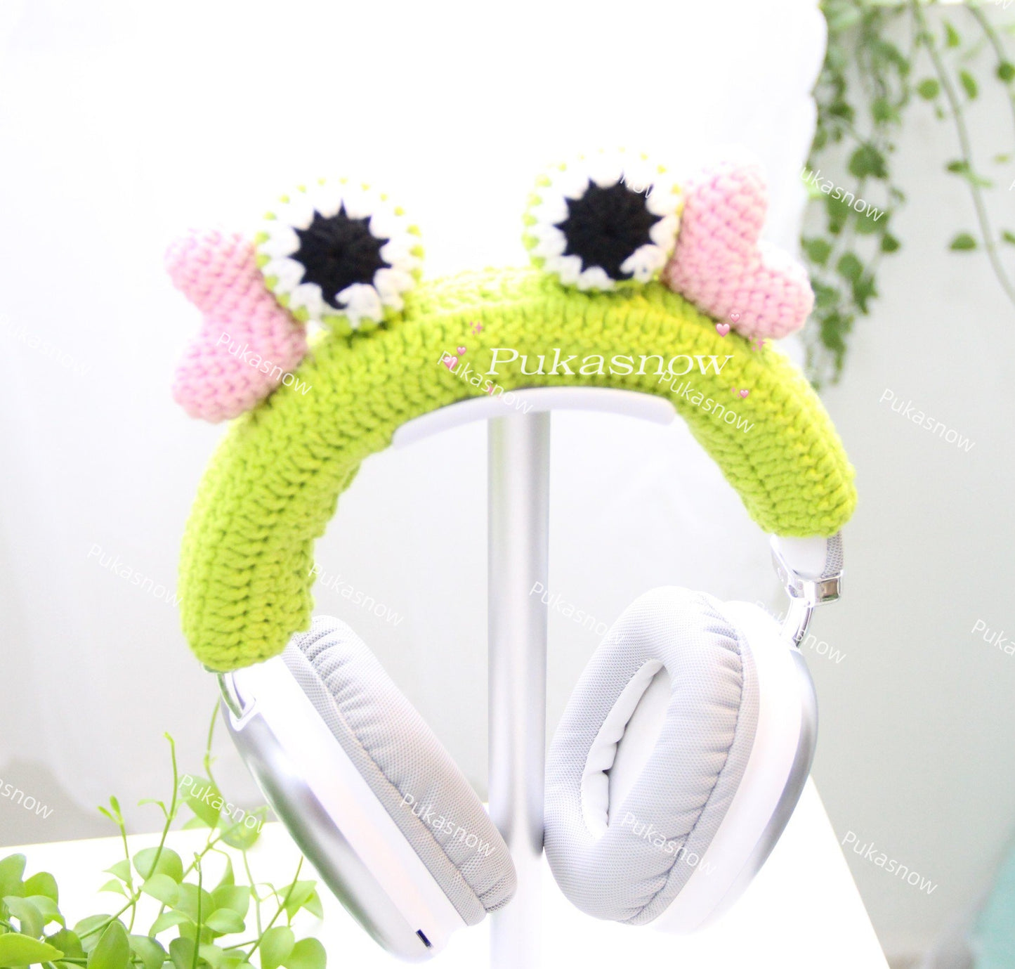 Frog eye design headphone cover for AirPods Max, Sony, or other model