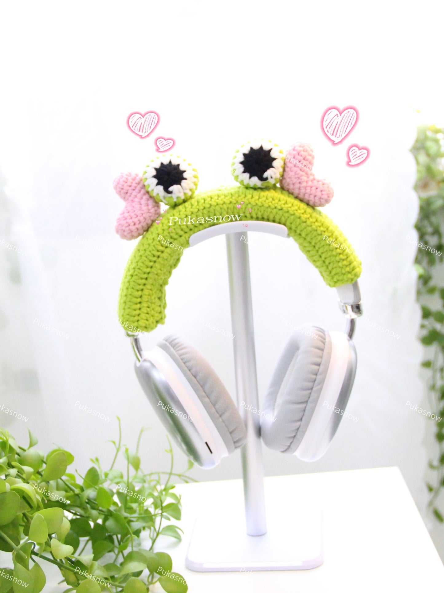 Frog eye design headphone cover for AirPods Max, Sony, or other model