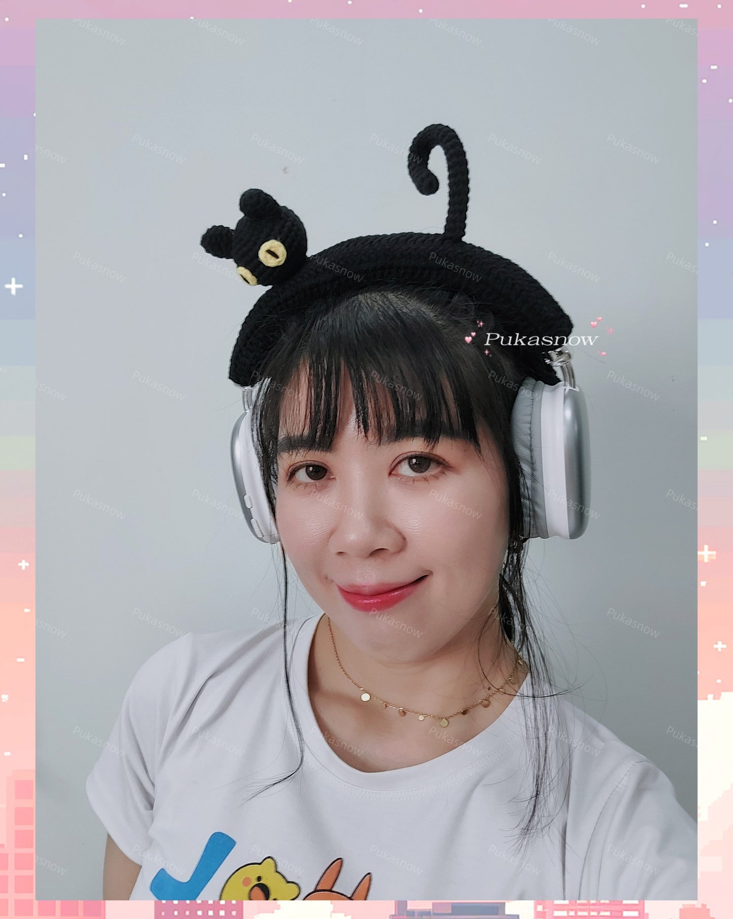 🎧cat design headphone cover for AirPods Max,Sony or other models🎧